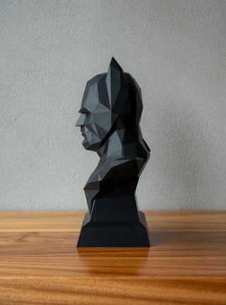 Figura Busto Batman Low Poly Colección