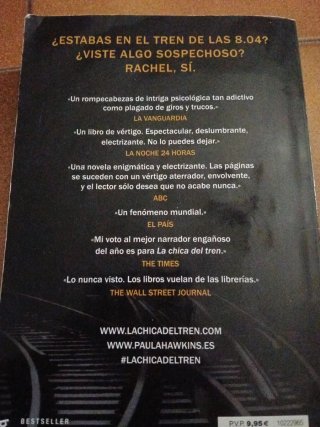 La chica del tren, edición bolsillo (tapa blanda)