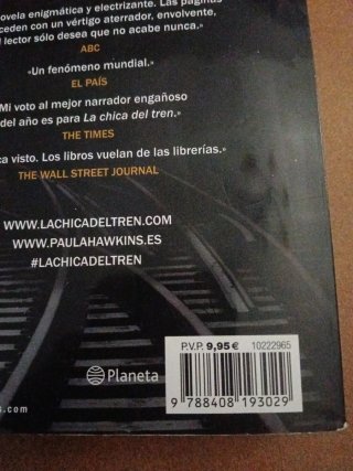 La chica del tren, edición bolsillo (tapa blanda)