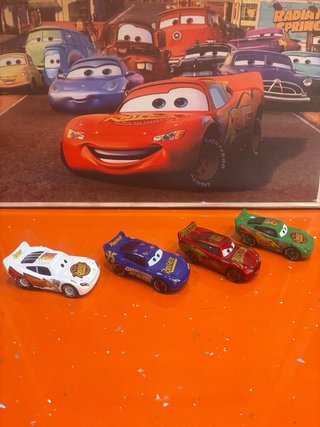 Coches de metal Cars Rayo McQueen Rusteze
