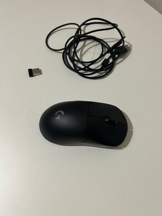 Ratón Logitech G Pro Negro Inalámbrico
