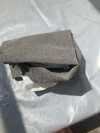 4 Sillas comedor madera y tela