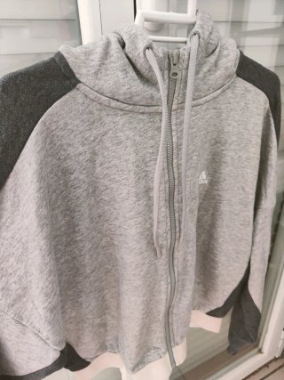 Sudadera Adidas Mujer Gris y Rosa
