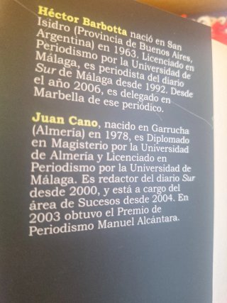 Libro La última gota. La novela del caso Malaya.