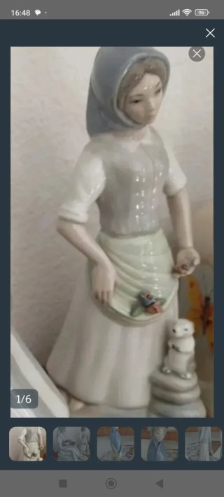 Figura porcelana tipo Lladró