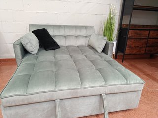 Sofá Cama Gris 137cm