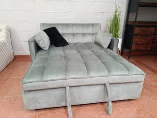 Sofá Cama Gris 137cm
