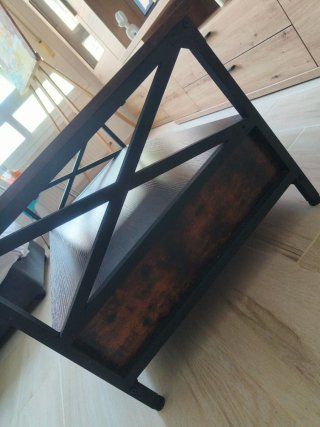 Mesa de centro madera y metal