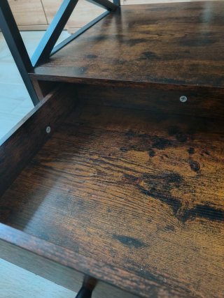 Mesa de centro madera y metal