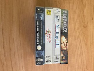 4 VHS: Nemico Pubblico, Notting Hill, etc.