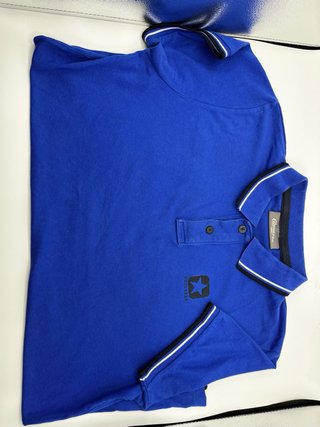 Polo Converse Talla XL Azul Hombre