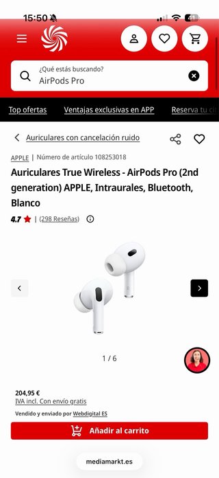 Airpods Pro Apple Blancos