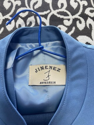 Traje Flamenco Niño Azul Jimenez