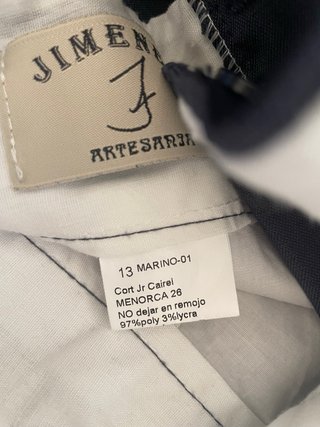 Traje Flamenco Niño Azul Jimenez