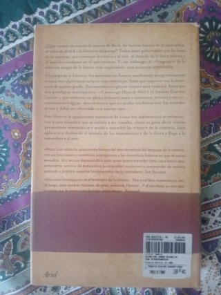 "La ecuación jamás resuelta"Mario Livio=8€+regalo