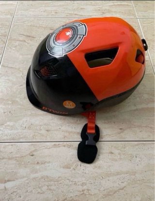 Casco Bici Infantil Naranja Talla M