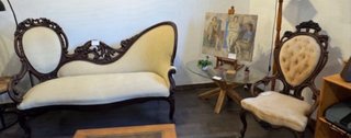 Sofá Victoriano Beige Tapizado