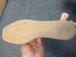 Zapatillas cuña azul