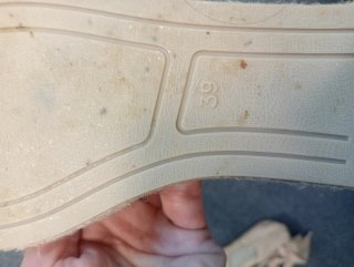 Zapatillas cuña azul