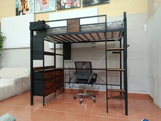 Litera Juvenil Metálica con Escritorio
