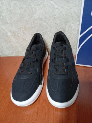 Sneakers Leerd uomo nere taglia 42 nuove