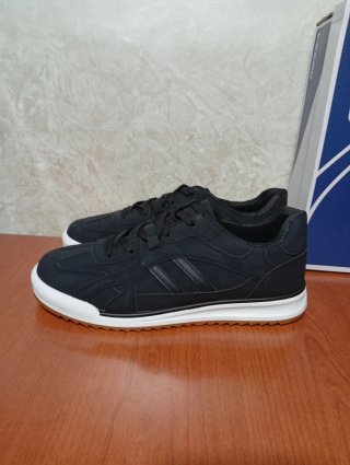Sneakers Leerd uomo nere taglia 42 nuove