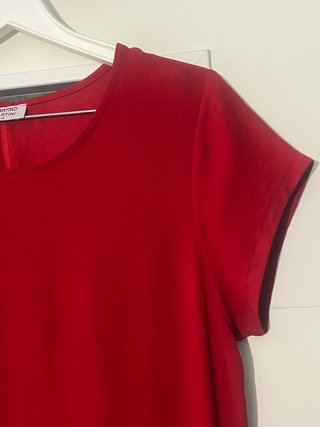 Vestido largo rojo martino martini