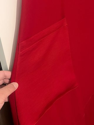 Vestido largo rojo martino martini