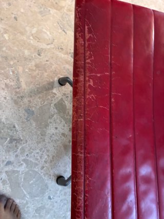 Butaca Eames Lounge + Ottoman Roja