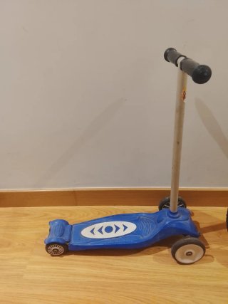 Patinete infantil 3 ruedas azul