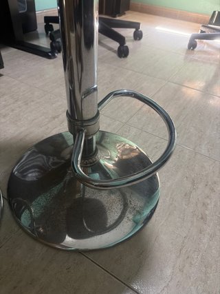 2 Sillas de Bar Grises Ajustables