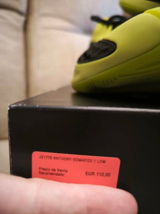 Adidas AE 1 Low Baloncesto Amarillo/Negro nba