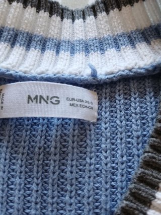 Jersey Mango Azul Claro Talla XS-S