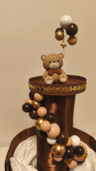 Tarta de pañales Oh Baby chocolate