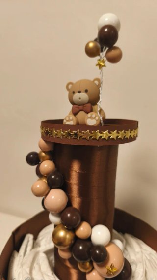 Tarta de pañales Oh Baby chocolate