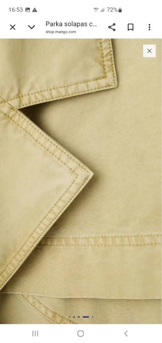 MANGO PARKA SOPLAS CINTURON