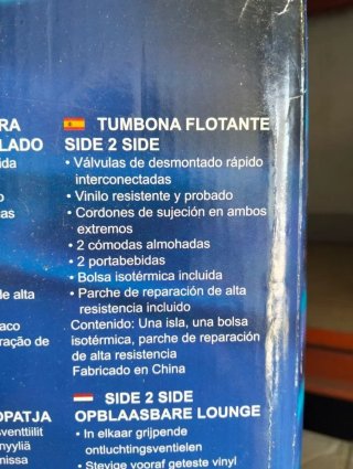 Tumbona Flotante Bestway CoolerZ Side 2 Side 43119