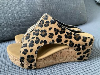Sandalias cuña RALSWNAY Talla 36 Animal Print