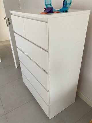 Cómoda IKEA 6 cajones blanca