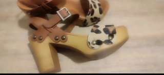 Sandalias de piel tacón 9cm fabricación España
