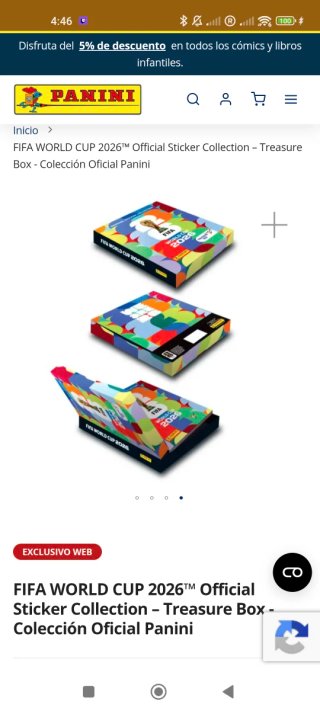 Álbum Mundial 2026 Panini TAPA DURA + 100 Sobres
