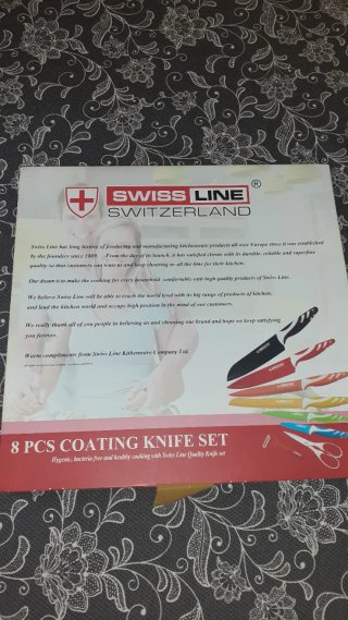 Juego 8 Cuchillos Swiss Line Recubrimiento