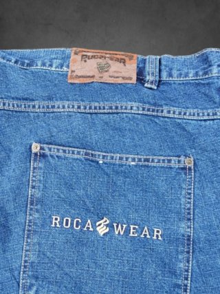 Jeans Baggy Y2k Rocawear Ricamati Larghi