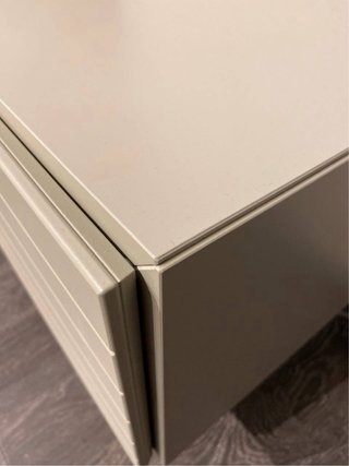 Mesita de noche Lugano BoConcept Beige