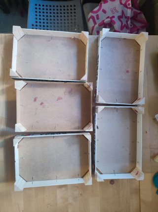 Cajas de madera para fruta (pack de 4)