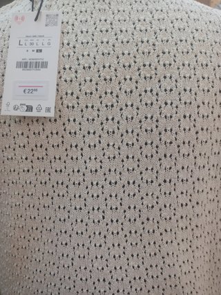 Top punto combinado pointelle Zara