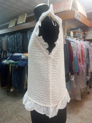 Top punto combinado pointelle Zara