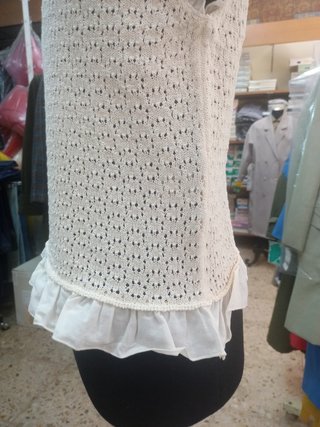 Top punto combinado pointelle Zara