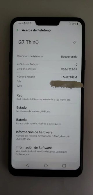 LG G7 ThinQ  AZZURRO SCURO