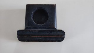 Vecchio porta calamaio in legno